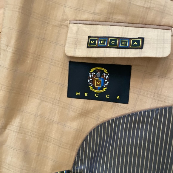 Mecca Sport Coat Suit Jacket Blazer 2 pocket Front 3 Pocket Inside Size 52 - Picture 16 of 16